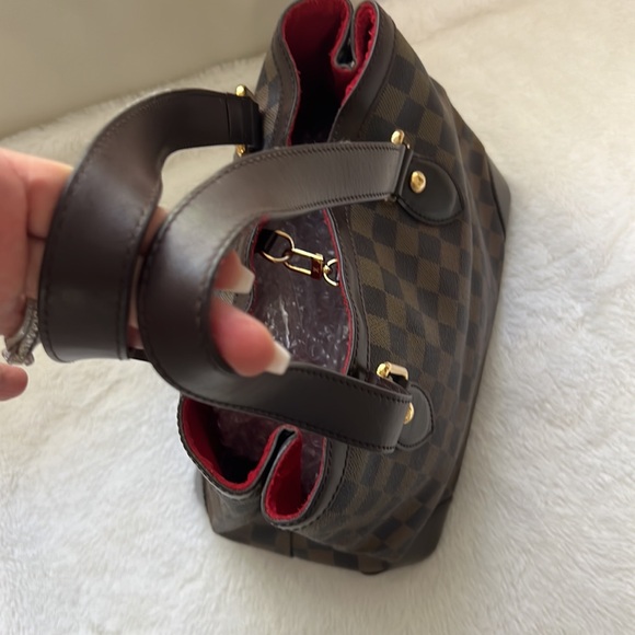 Auth LOUIS VUITTON Hampstead PM  Ebene Damier Unclear Handbag - Picture 7 of 14